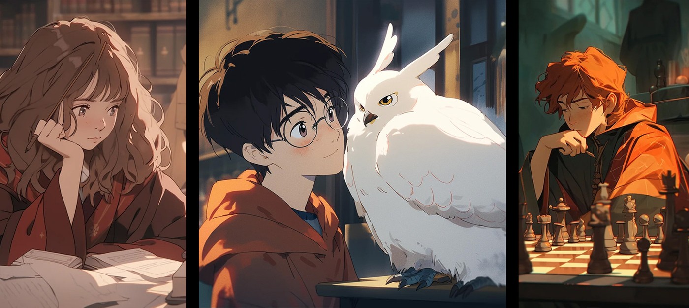 Reddit user merges Harry Potter with Ghibli style