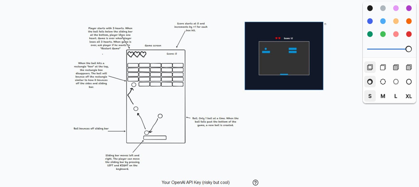 tldraw Introduces Make It Real to transform sketches into web applications