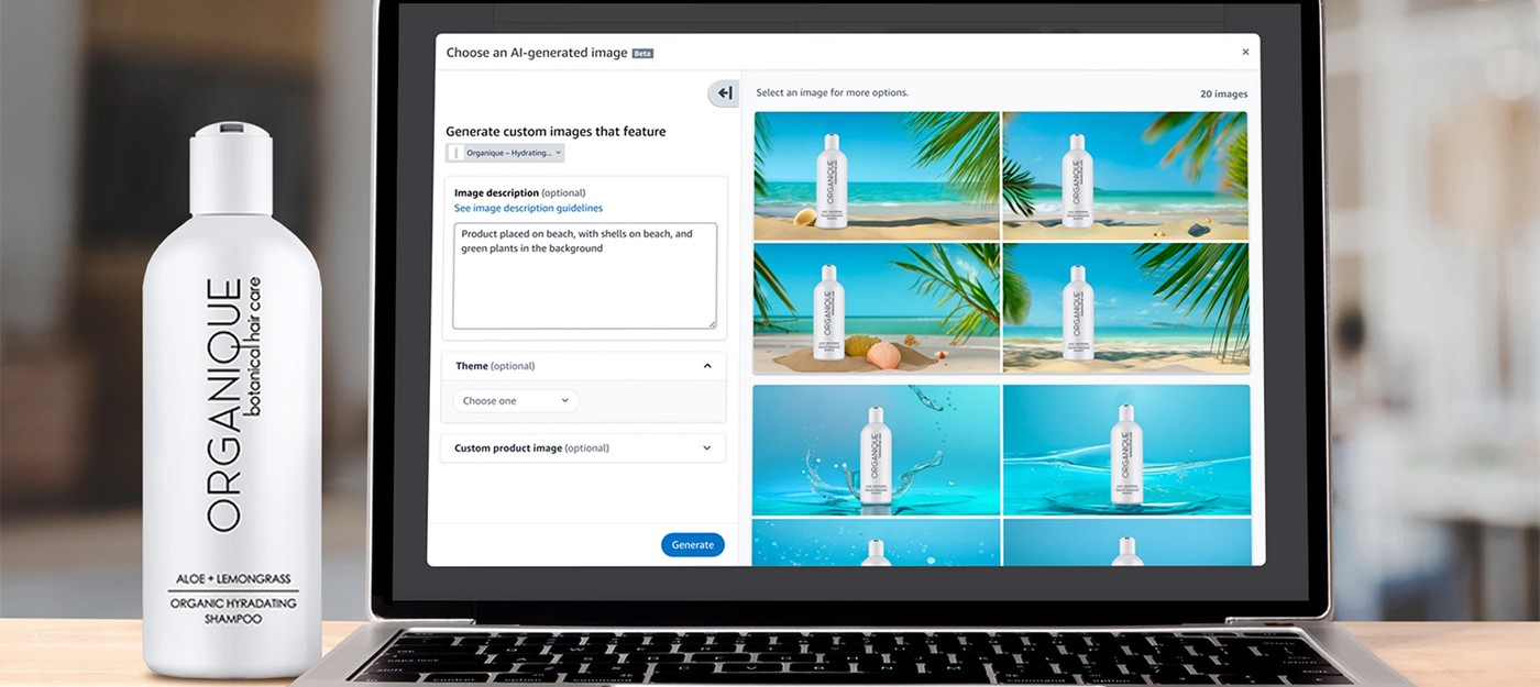 Amazon's new tool uses AI to generate virtual backgrounds for product images