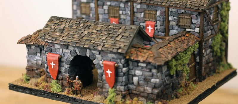 Artist shared various buildings from Age of Empires 2 as a wonderful dioramas