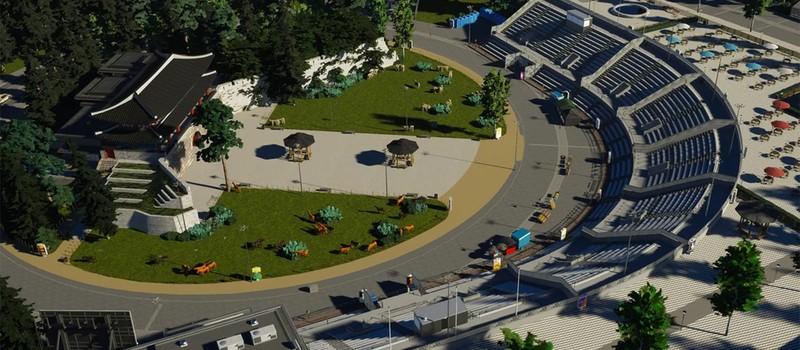 Cities Skylines 2 player built detailed zoo with custom animal enclosures